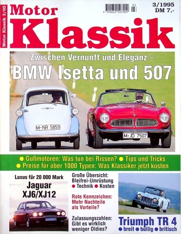 Deckblatt Motor Klassik (03/1995)